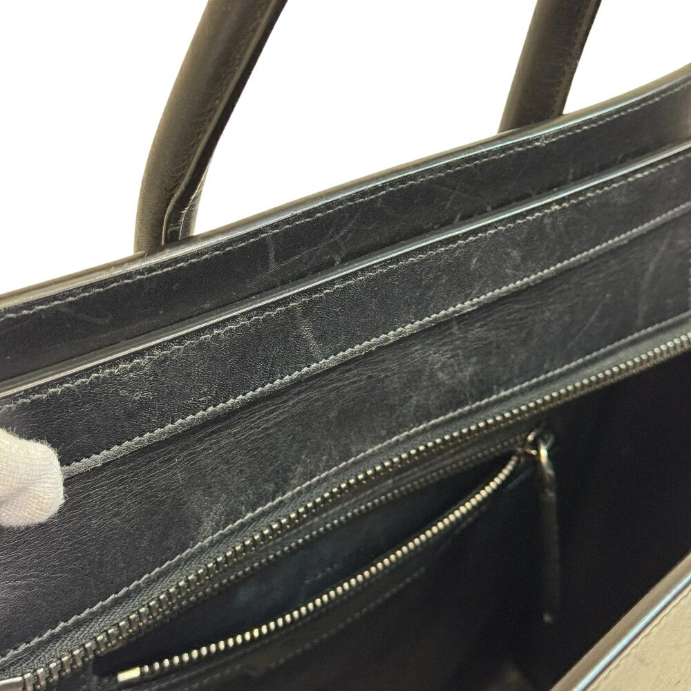 CELINE Luggage Shopper Handbag Gray Bag - Picture 8 of 10